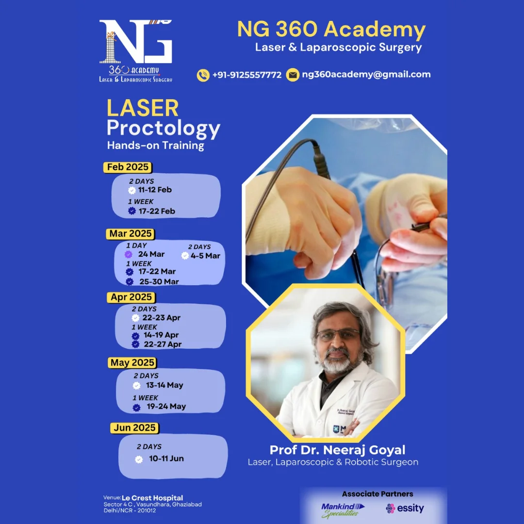 Laser Proctology Hands-on Training (Feb to Mar 2025)