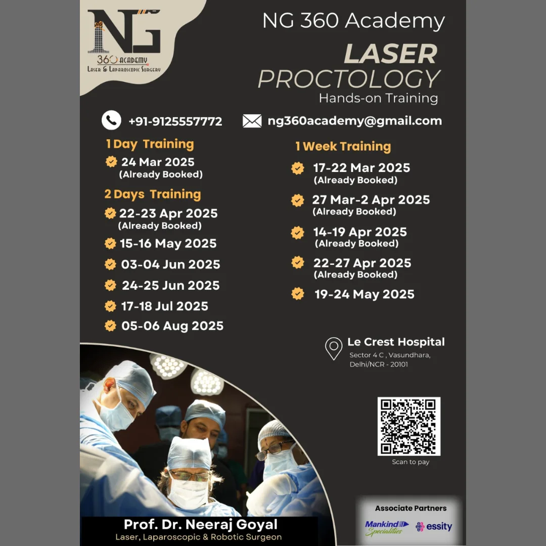 Laser Proctology Hands-on Training