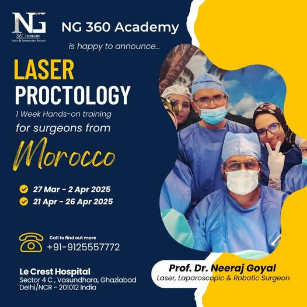 Laser Proctology Hands-on Training