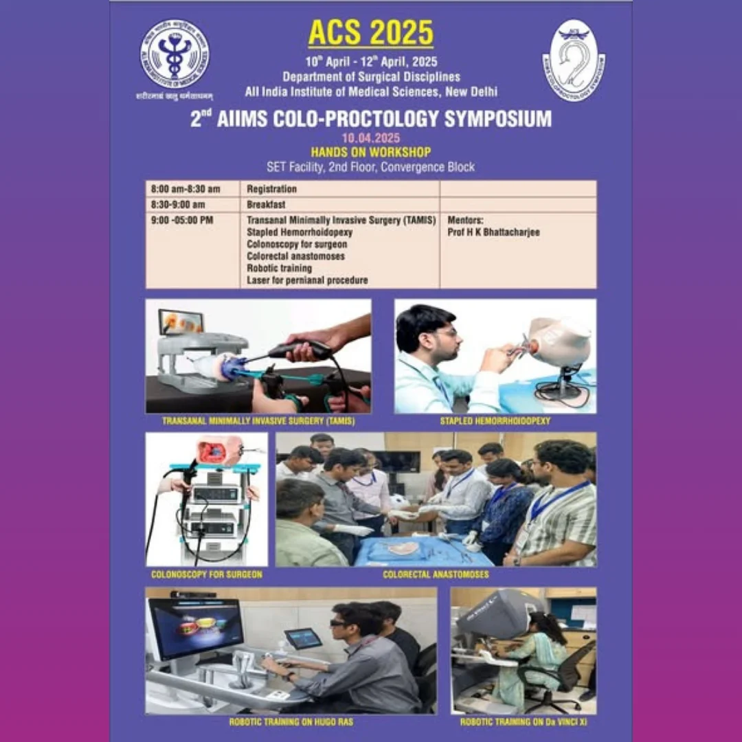 ACS 2025 - 2nd AIIMS COLO-PROCTOLOGY SYMPOSIUM